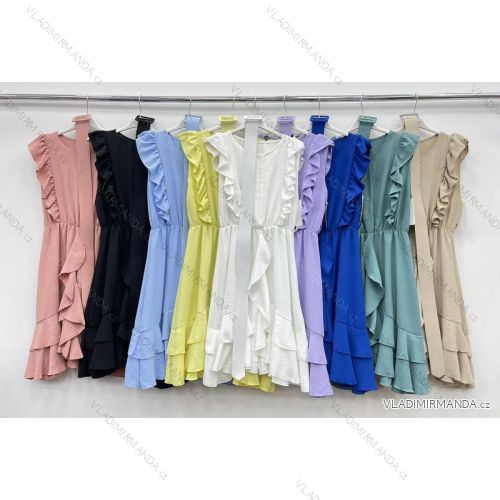 Dress with 3/4-sleeve ladies pocket (uni sl) ITALIAN Fashion IMWD20527