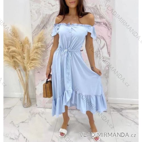 Dress with 3/4-sleeve ladies pocket (uni sl) ITALIAN Fashion IMWD20527