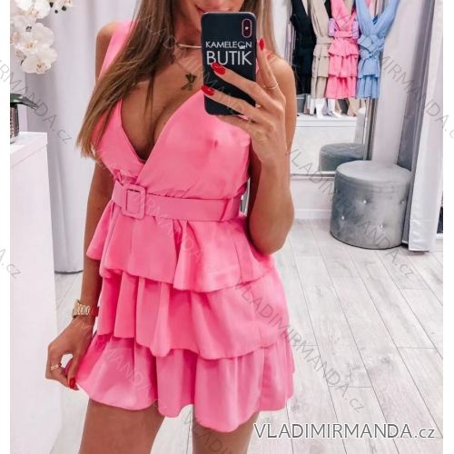 Dress with 3/4-sleeve ladies pocket (uni sl) ITALIAN Fashion IMWD20527