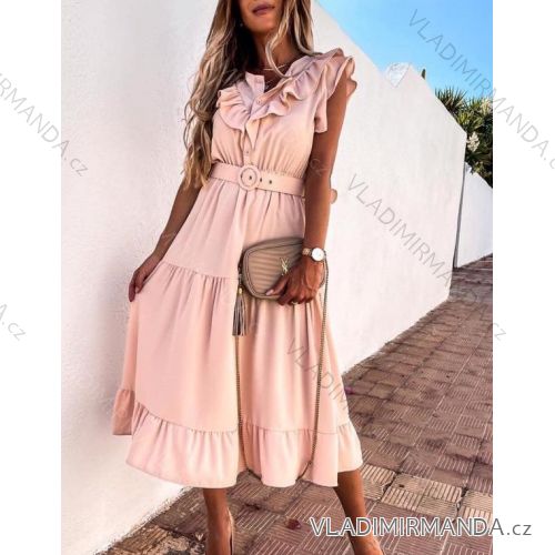 Dress with 3/4-sleeve ladies pocket (uni sl) ITALIAN Fashion IMWD20527