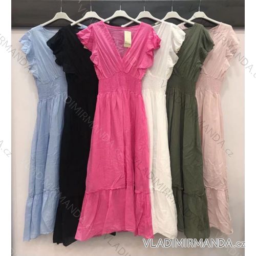 Dress with 3/4-sleeve ladies pocket (uni sl) ITALIAN Fashion IMWD20527