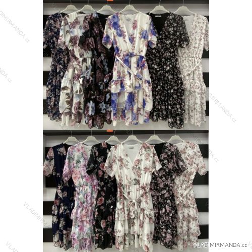 Dress with 3/4-sleeve ladies pocket (uni sl) ITALIAN Fashion IM3181746