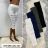 Leggings long insulated women's jeans (S-3XL) TURKISH FASHION TMWL20619