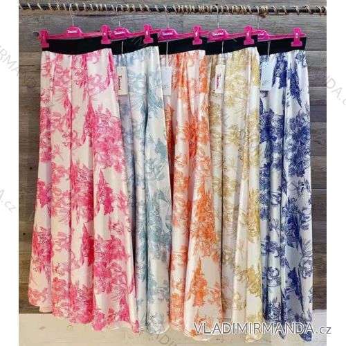 Women's long skirt with belt (uni s / m) ITALIAN FASHION IMR19005 / DR