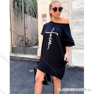 Summer Oversized Short Sleeve Summer Stripe Dress (UNI S / L) ITALIAN FASHION IMD2011989