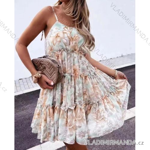 Dress with 3/4-sleeve ladies pocket (uni sl) ITALIAN Fashion IMWD20527