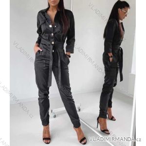 Women's overall overalls with straps with slit women (UNI S / L) TURKISH FASHION IMK20089