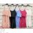 Summer dress with straps for women (UNI S / L) ITALIAN FASHION IMK20107