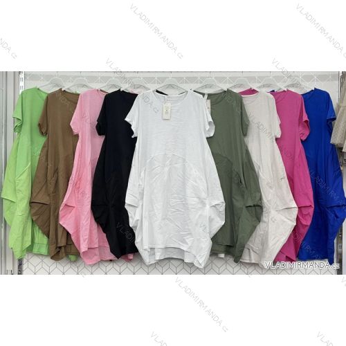 Dress with 3/4-sleeve ladies pocket (uni sl) ITALIAN Fashion IMWD20527
