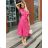Summer dress with straps for women (UNI S / L) ITALIAN FASHION IMK20107