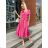 Summer dress with straps for women (UNI S / L) ITALIAN FASHION IMK20107