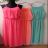 Šaty dlouhé letní šifonové na ramínka dámské (S/M ONE SIZE) ITALSKÁ MÓDA IM421913 S / M one size Green