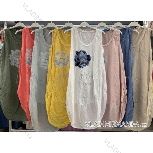 Dress with 3/4-sleeve ladies pocket (uni sl) ITALIAN Fashion IM3181746