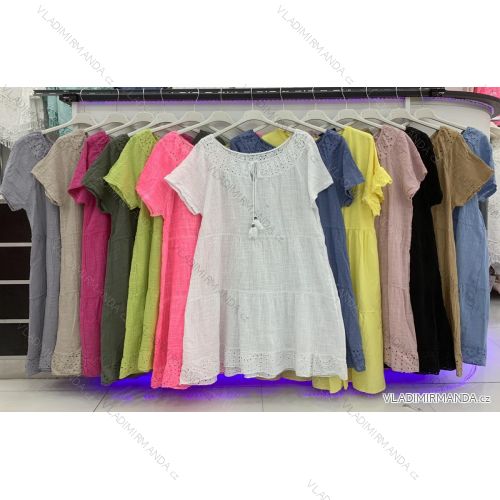 Dress with 3/4-sleeve ladies pocket (uni sl) ITALIAN Fashion IMWD20527