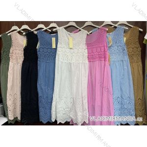 Dress with 3/4-sleeve ladies pocket (uni sl) ITALIAN Fashion IM3181746