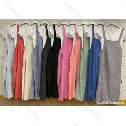 Short sleeve dress with ladies pockets (uni sl) ITALIAN Fashion IM718204