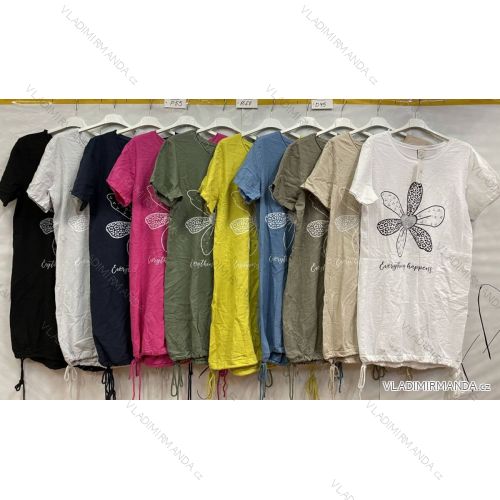 Short sleeve dress with ladies pockets (uni sl) ITALIAN Fashion IM718204