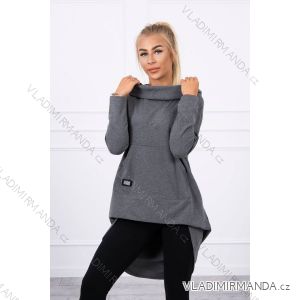 Elegant zip hoodie for women (uni sl) TURKISH FASHION KSI-9116/D