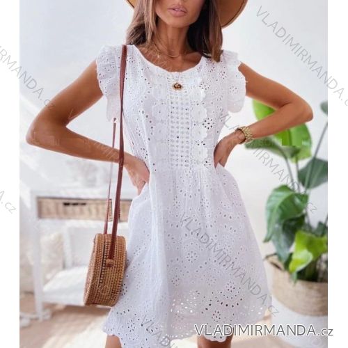 Women's lace summer dress (cotton s / m) ITALIAN FASHION IMM200359