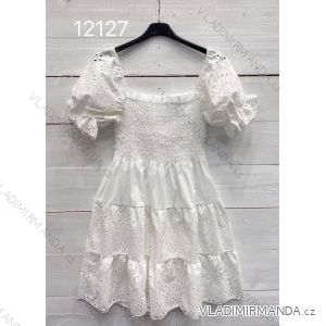 Dress with 3/4-sleeve ladies pocket (uni sl) ITALIAN Fashion IM3181746