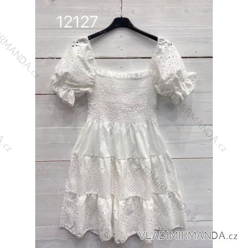 Dress with 3/4-sleeve ladies pocket (uni sl) ITALIAN Fashion IM3181746