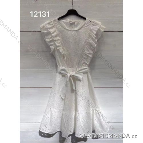 Women's short-sleeved summer dress (UNI S-M) ITALIAN FASHION IMM20318