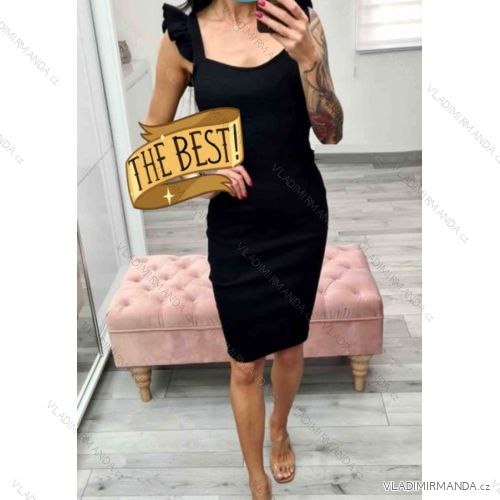 Dress with 3/4-sleeve ladies pocket (uni sl) ITALIAN Fashion IMWD20527