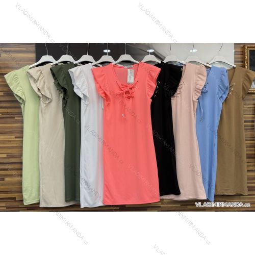 Dress with 3/4-sleeve ladies pocket (uni sl) ITALIAN Fashion IMWD20527