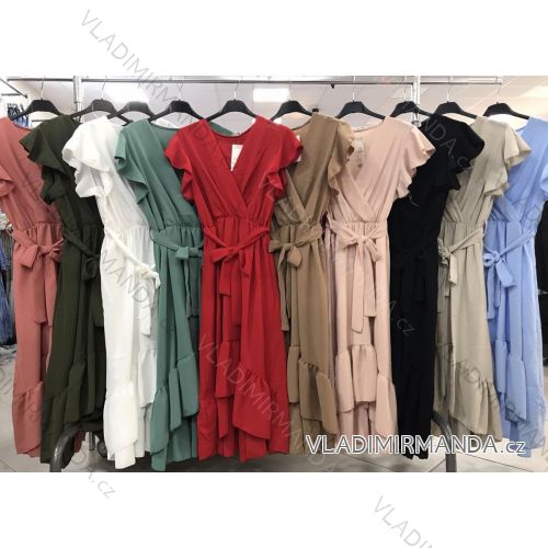 Dress with 3/4-sleeve ladies pocket (uni sl) ITALIAN Fashion IMWD20527