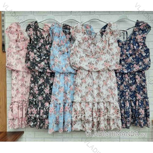 Dress with 3/4-sleeve ladies pocket (uni sl) ITALIAN Fashion IM3181746
