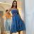 Short Sleeveless Summer Short Dresses (uni sl) ITALIAN MODE IMC19827 S / M one size Tm.modra