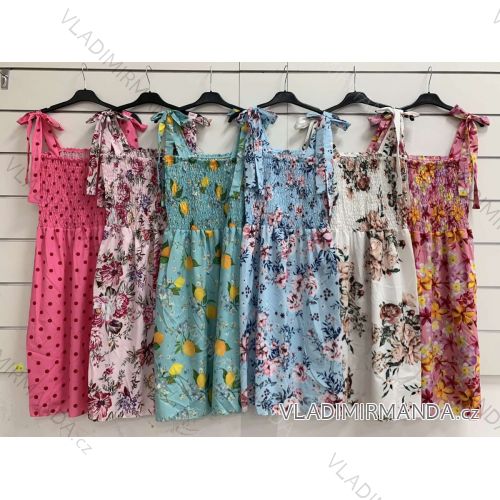 Summer short sleeve summer dress (S / M ONE SIZE) ITALIAN FASHION IMWY21019