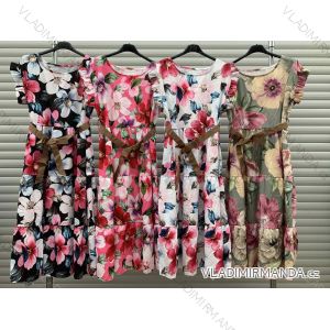 Summer short sleeve summer dress (S / M ONE SIZE) ITALIAN FASHION IMWY21019