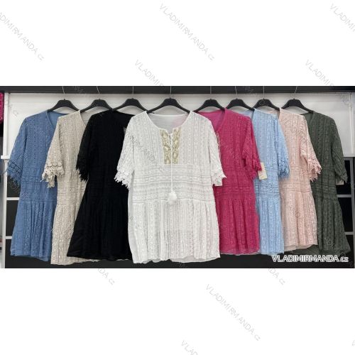 Dress with 3/4-sleeve ladies pocket (uni sl) ITALIAN Fashion IM3181746