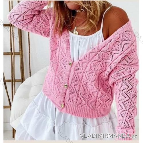 Women's Long Sleeve Sweater (S / M / L one size) ITALIAN FASHION IMWA214327