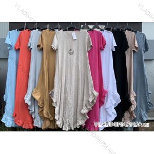 Dress with 3/4-sleeve ladies pocket (uni sl) ITALIAN Fashion IM3181746