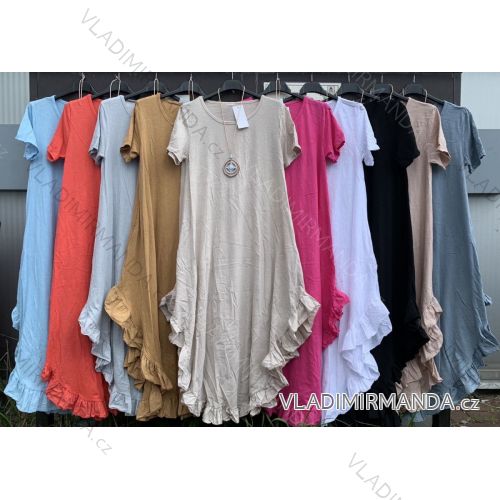 Dress with 3/4-sleeve ladies pocket (uni sl) ITALIAN Fashion IM3181746