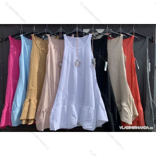 Dress with 3/4-sleeve ladies pocket (uni sl) ITALIAN Fashion IM3181746