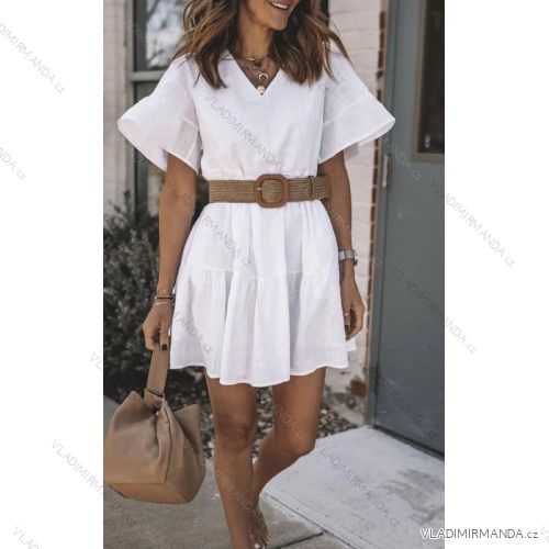 Dress with 3/4-sleeve ladies pocket (uni sl) ITALIAN Fashion IM3181746