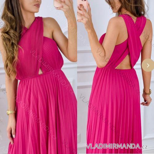 Dress with 3/4-sleeve ladies pocket (uni sl) ITALIAN Fashion IM3181746