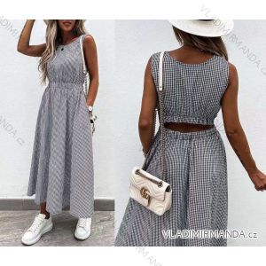 Women's Elegant Long Sleeve Dress (S / M / L ONE SIZE) ITALIAN FASHION IMWA21002
