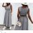 Women's Elegant Long Sleeve Dress (S / M / L ONE SIZE) ITALIAN FASHION IMWA21002
