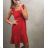 Elegant women's dress (uni sl) ITALIAN FASHION IMT19016 Red