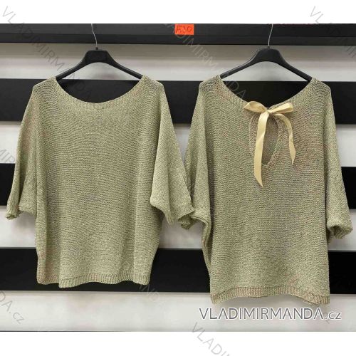 Women's Long Sleeve Sweater (S / M / L one size) ITALIAN FASHION IMWA214327