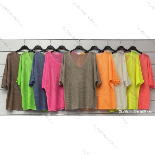 Women's Long Sleeve Sweater (S / M / L one size) ITALIAN FASHION IMWA214327