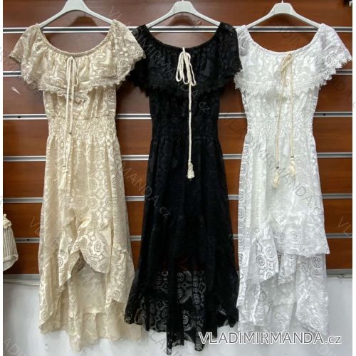 Dress with 3/4-sleeve ladies pocket (uni sl) ITALIAN Fashion IMWD20527