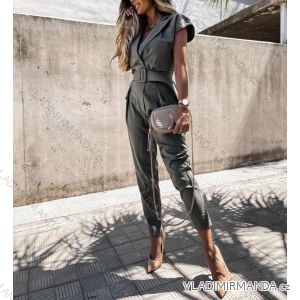 Women's overall overalls with straps with slit women (UNI S / L) TURKISH FASHION IMK20089