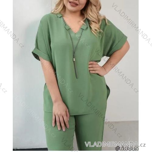 Shirt blouse 3/4 sleeve (UNI XL-3XL) ITALIAN MODA IM420486