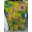 Dress short sleeve long summer strip womens (uni sl) ITALIAN MODA IM718227