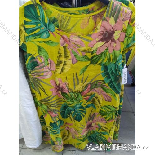 Dress short sleeve long summer strip womens (uni sl) ITALIAN MODA IM718227